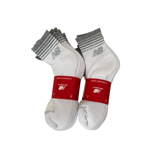 New Balance Cushioned Ankle Socks L x2 - Picture 1 of 5